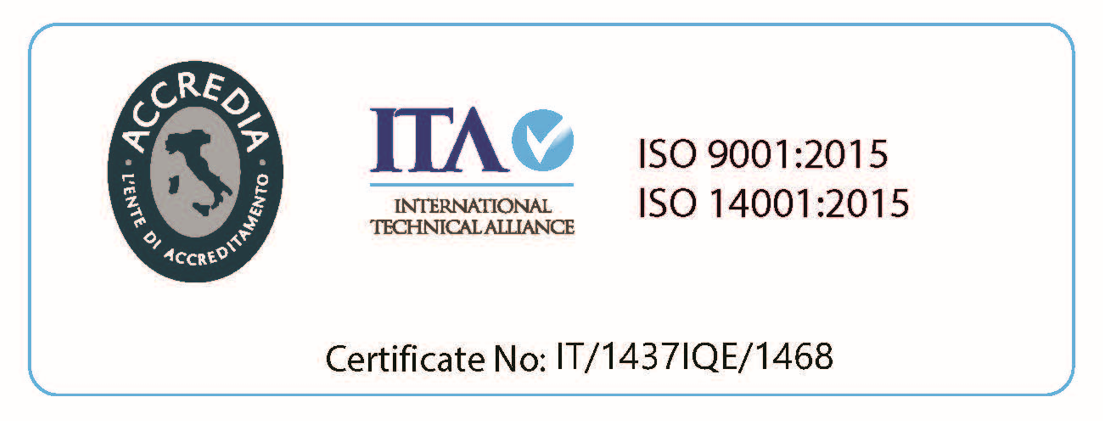 Certificazioni ISO 9001 e ISO 14001
